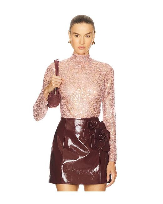 Top Manga Larga Bente En Talla (También En 10, 6, 8) AKNVAS de color Red