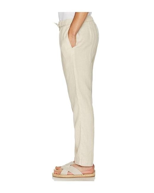 Frescobol Carioca Natural Oscar Linen Chino Pant for men