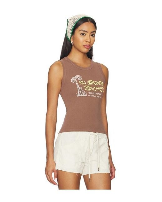 Daydreamer Multicolor No Strings Attached Shrunken Tank Top