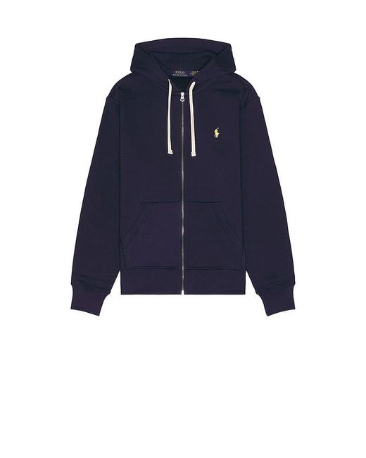 Polo Ralph Lauren Blue Fleece Full Zip Hoodie for men