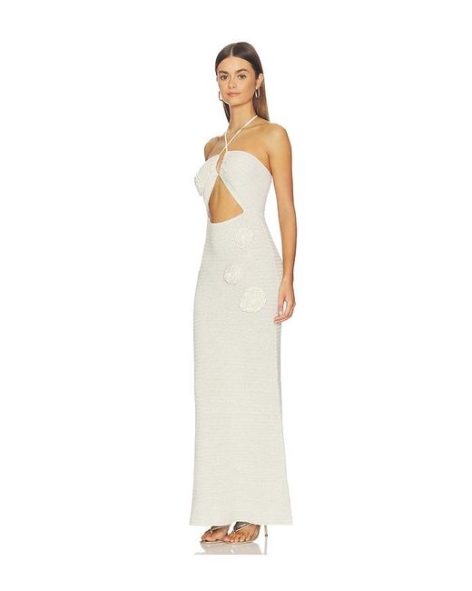 CAPITTANA White Pipa Dress