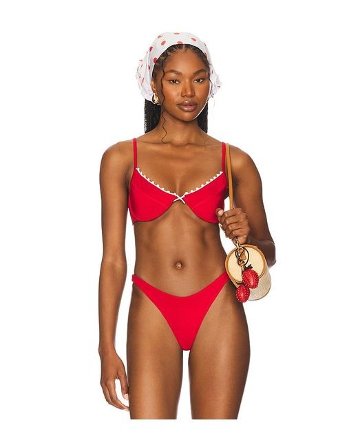 Lioness Red X Revolve Tropico Bikini Top