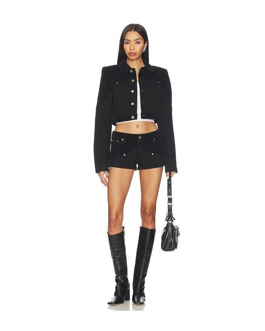 Ksubi Black Slim Trucker Jacket