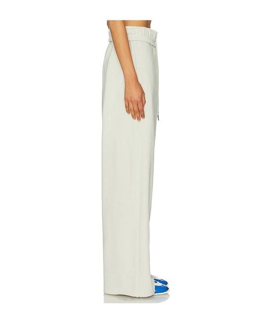 BOILER ROOM White Wide Sweatpant