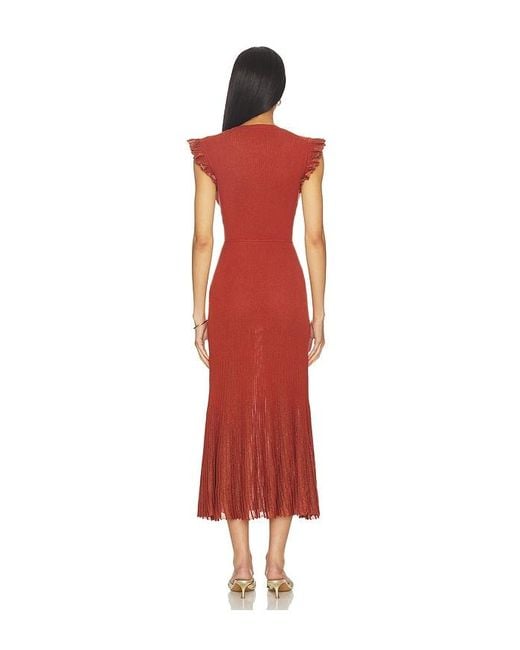 Ulla Johnson Red Noelle Dress