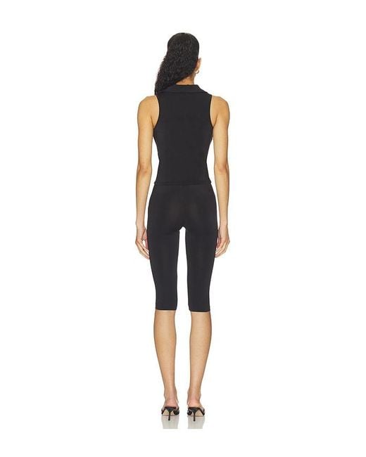 ALL THE WAYS Black Marguerite Capri Set