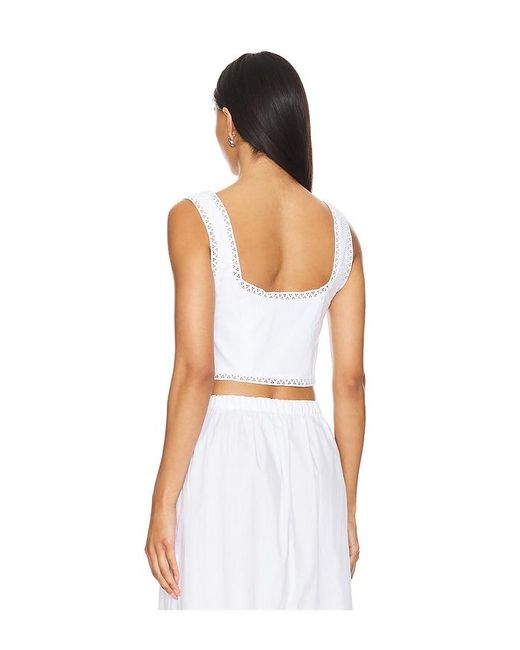 MAJORELLE White Kismet Top