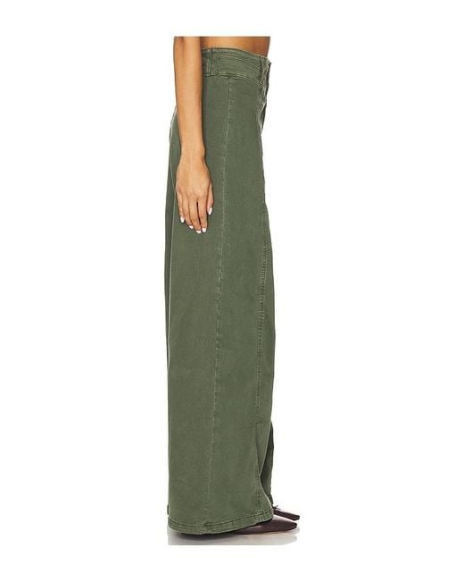Free People Green Libre Wide Leg