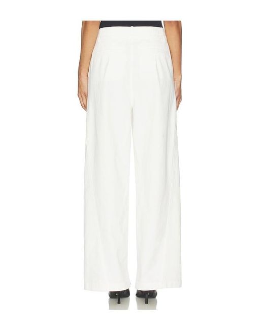 Elodie the Label White Jacob Twill Pants
