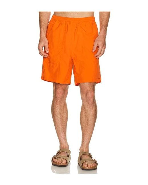 Filson Orange Oxbow Lake Trunks for men