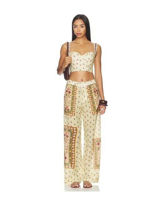 Agua Bendita Natural Lupe Plume Top