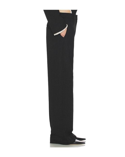 Helsa Black Straight Trouser