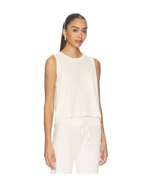 Bobi Natural Undone Edge Muscle Tank Top