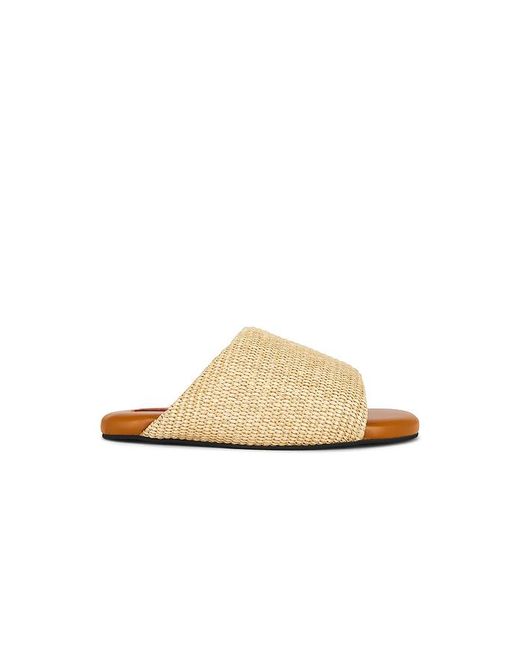 Simon Miller White Raffia Bubble Slide