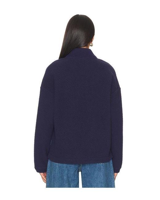 Varley Blue Willmont Patch Pocket Fleece