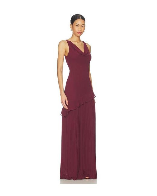 Lovers + Friends Women's Purple Marleen Gown