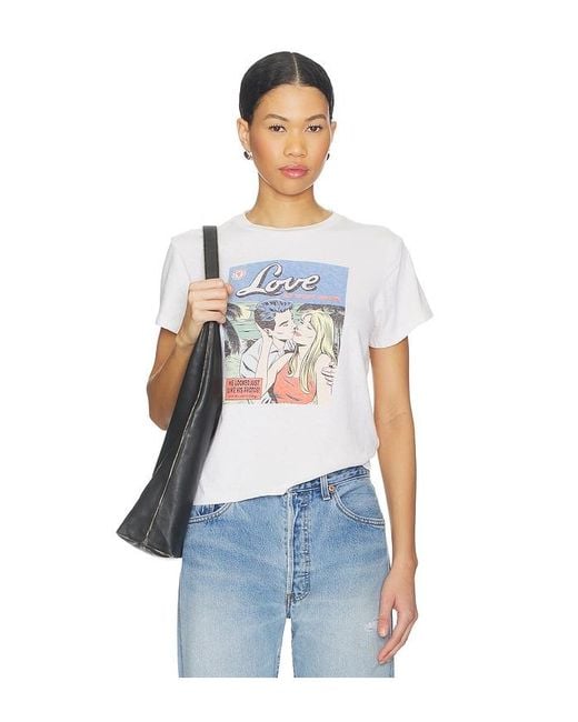 Re/done White Classic Tee Swipe