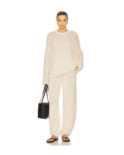 Helsa White Janize Knit Pant