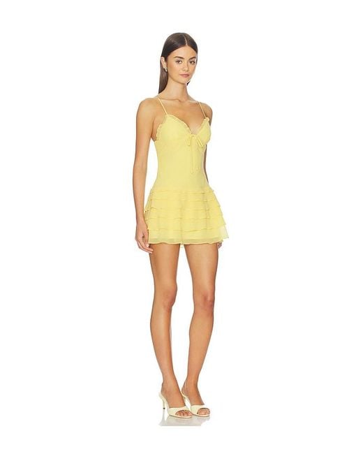 Amanda Uprichard Yellow Mirabelle Romper
