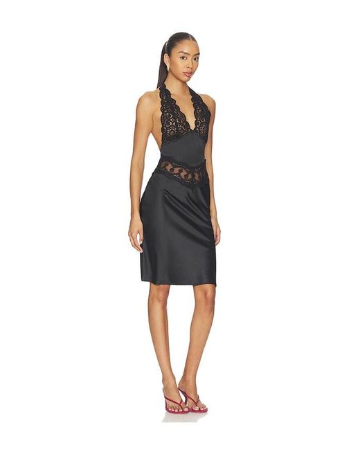 Lioness Black Solana Midi Dress