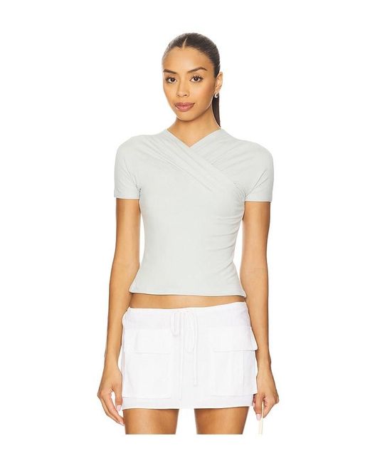 geel White Oxford Tee