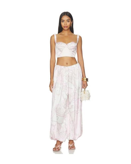 Cin Cin White Zepha Pants