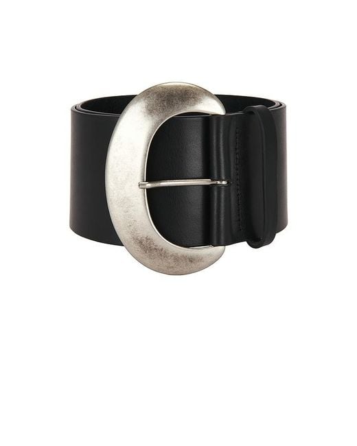 Lamarque Black Gürtel Leather