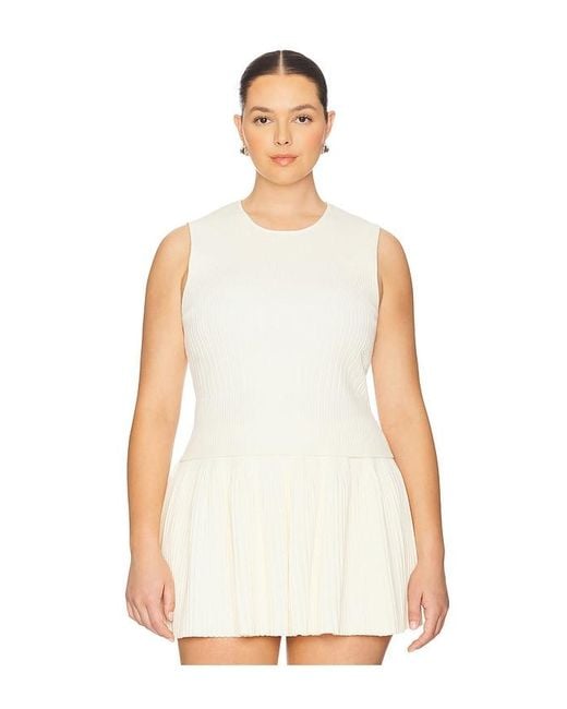 L'academie White 'Academie Dania Knit Top