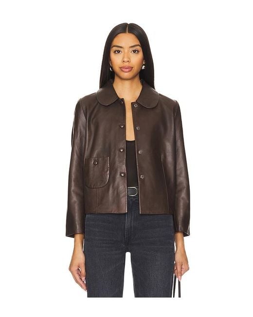 Ba&sh Brown Milos Jacket