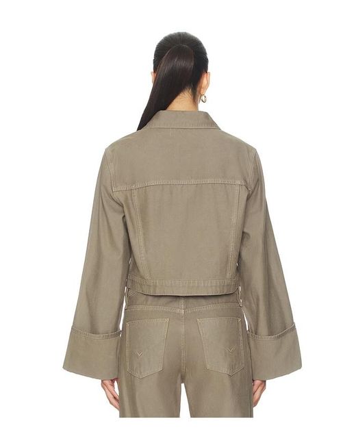 Hudson Natural Cuffed Cropped Jacket