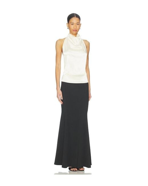 ALL THE WAYS White Basma Maxi Dress