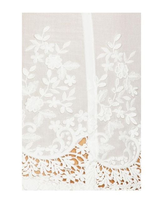 WeWoreWhat White Wide Strap Ruched Cup Corset