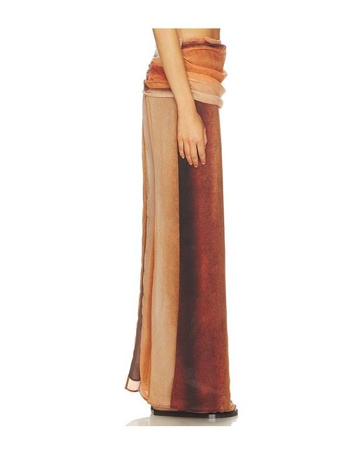 Baobab Orange Sumaq Maxi Skirt