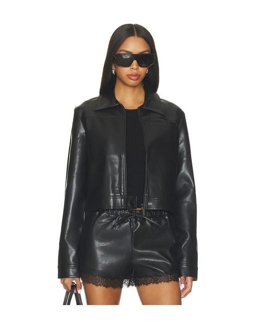 Bec & Bridge Black Saphira Cropped Jacket