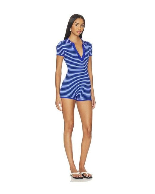 MORE TO COME Blue Clementine Romper