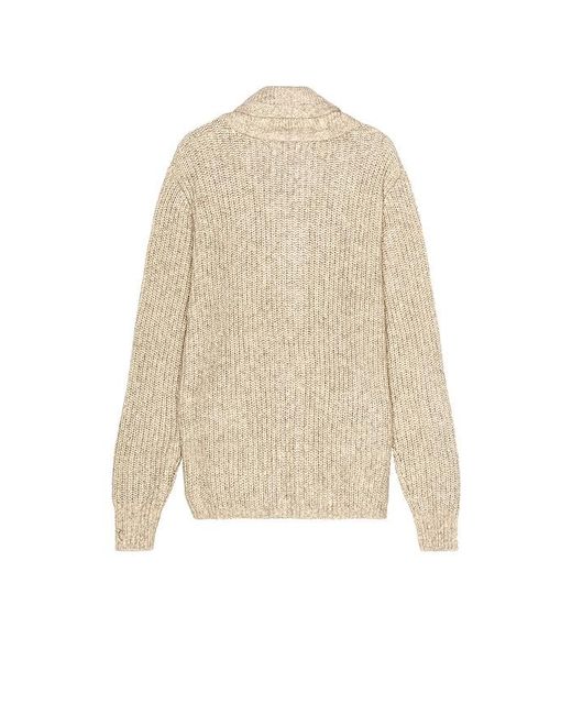 Schott Nyc Natural Yak Blend Cardigan for men