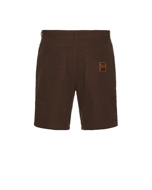 Former Workwear-Shorts Vt Distend in Brown für Herren
