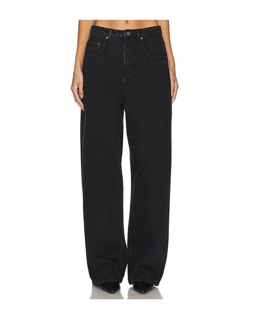 GRLFRND Black Enya Drop Rise Jeans