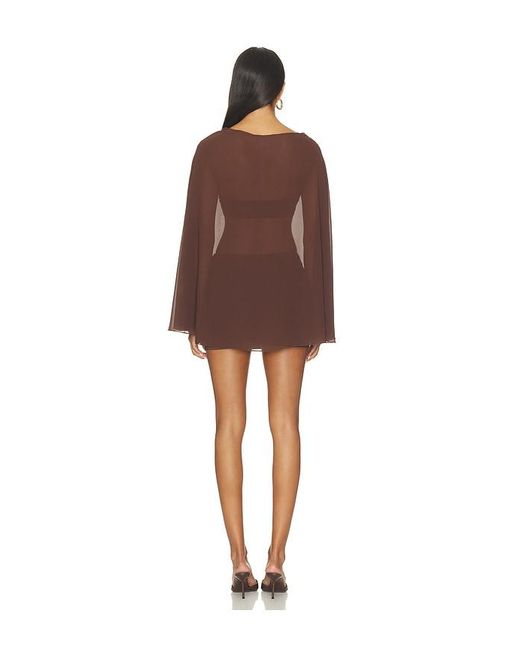 superdown Brown Danni Poncho Set