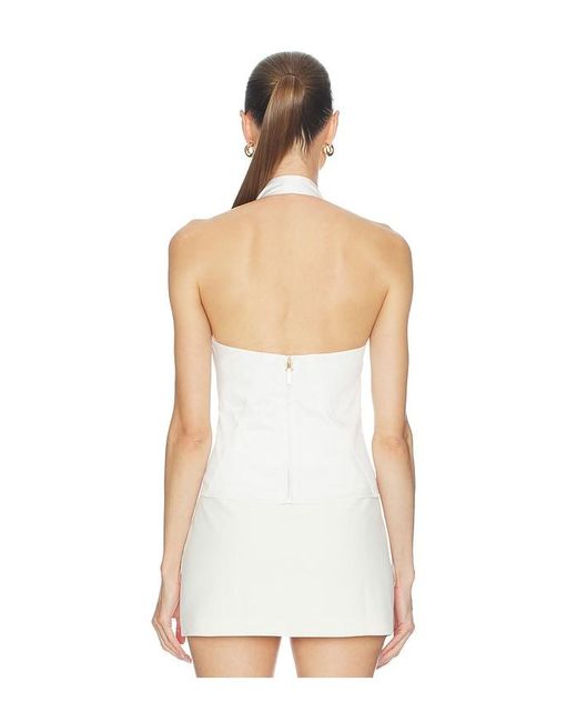 Cult Gaia White Elorae Top