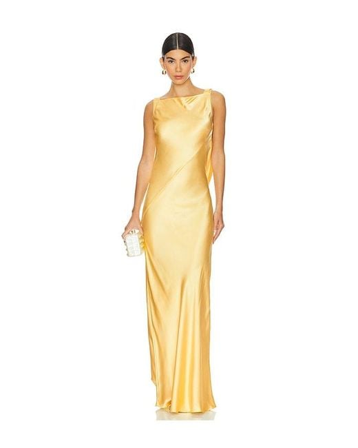 Anna October Metallic Anjea Maxi Dress