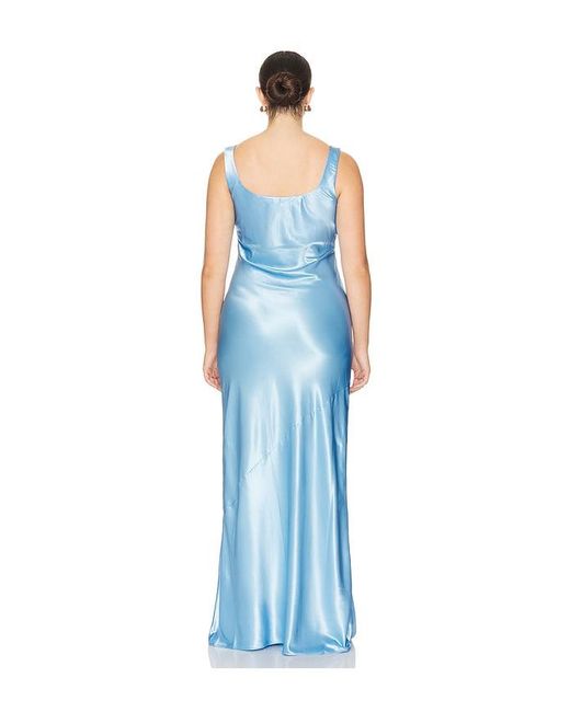 L'academie Blue 'Academie Laetitia Maxi Dress