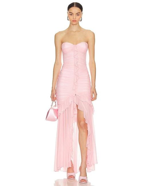 MAJORELLE Pink Giules Gown