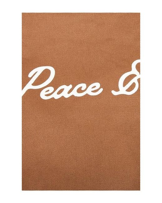 Museum of Peace & Quiet Brown Signature Zip Tote Bag for men