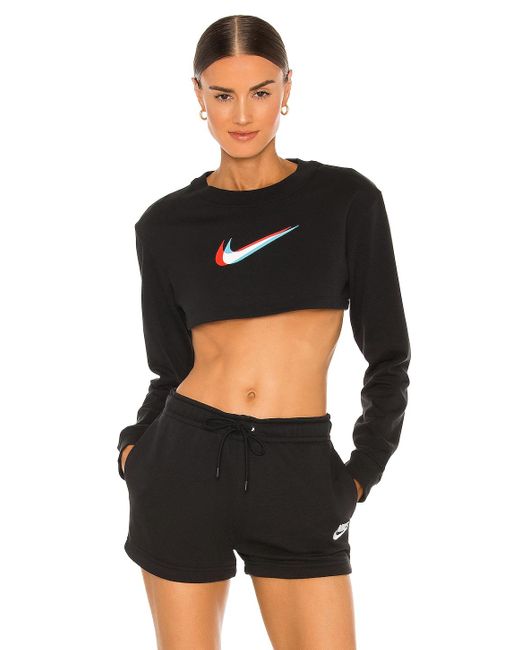 nike long sleeve crop