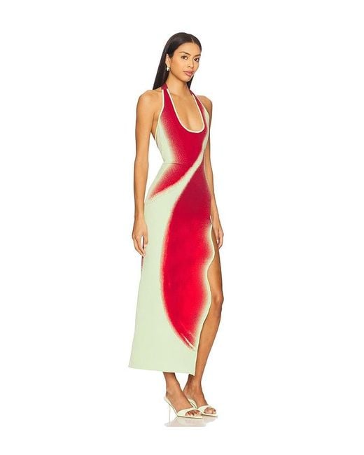 Vestido Midi Noah En Color Rojo Talla (También En S, Xl, Xs) Ph5 de color Red