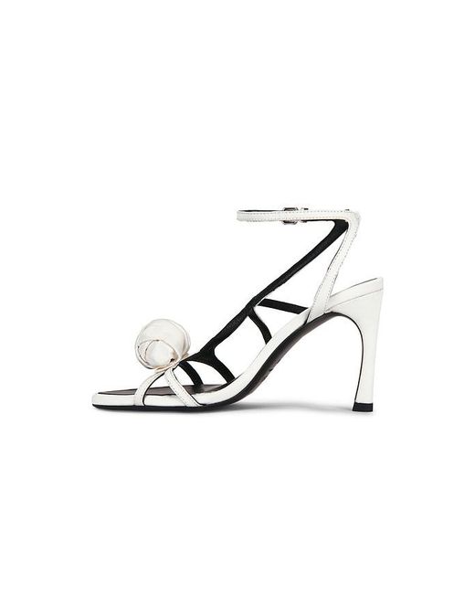 ROTATE BIRGER CHRISTENSEN White Satin Sandal