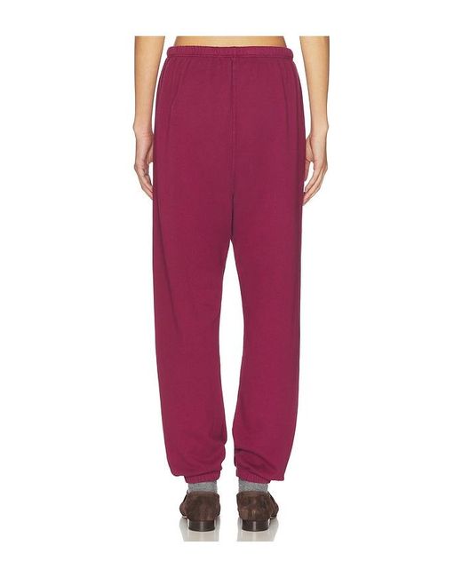 PERFECTWHITETEE Red Johnny French Terry Easy Sweatpant