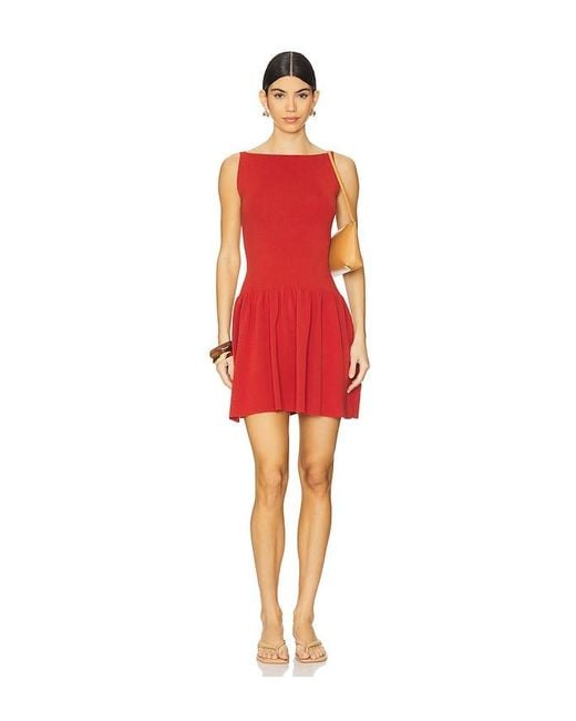 Faithfull The Brand Red Monique Mini Dress