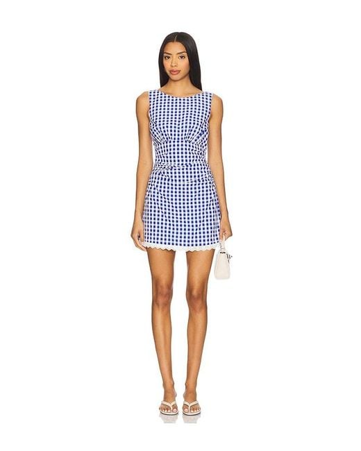 MAJORELLE Blue Peggy Mini Dress